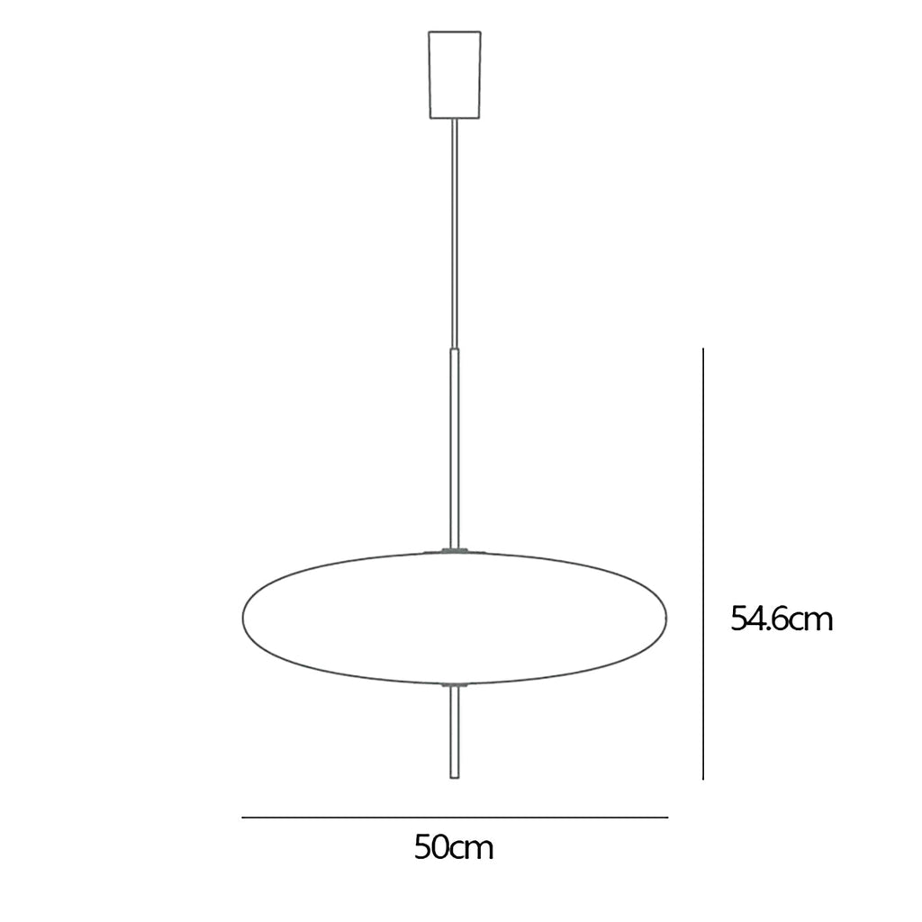 Model 2065 Pendant Lamp - oval pendant light from Nue Modern