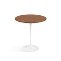 Pedestal Side Table - Wood Top - Eero Saarinen-inspired wooden side table