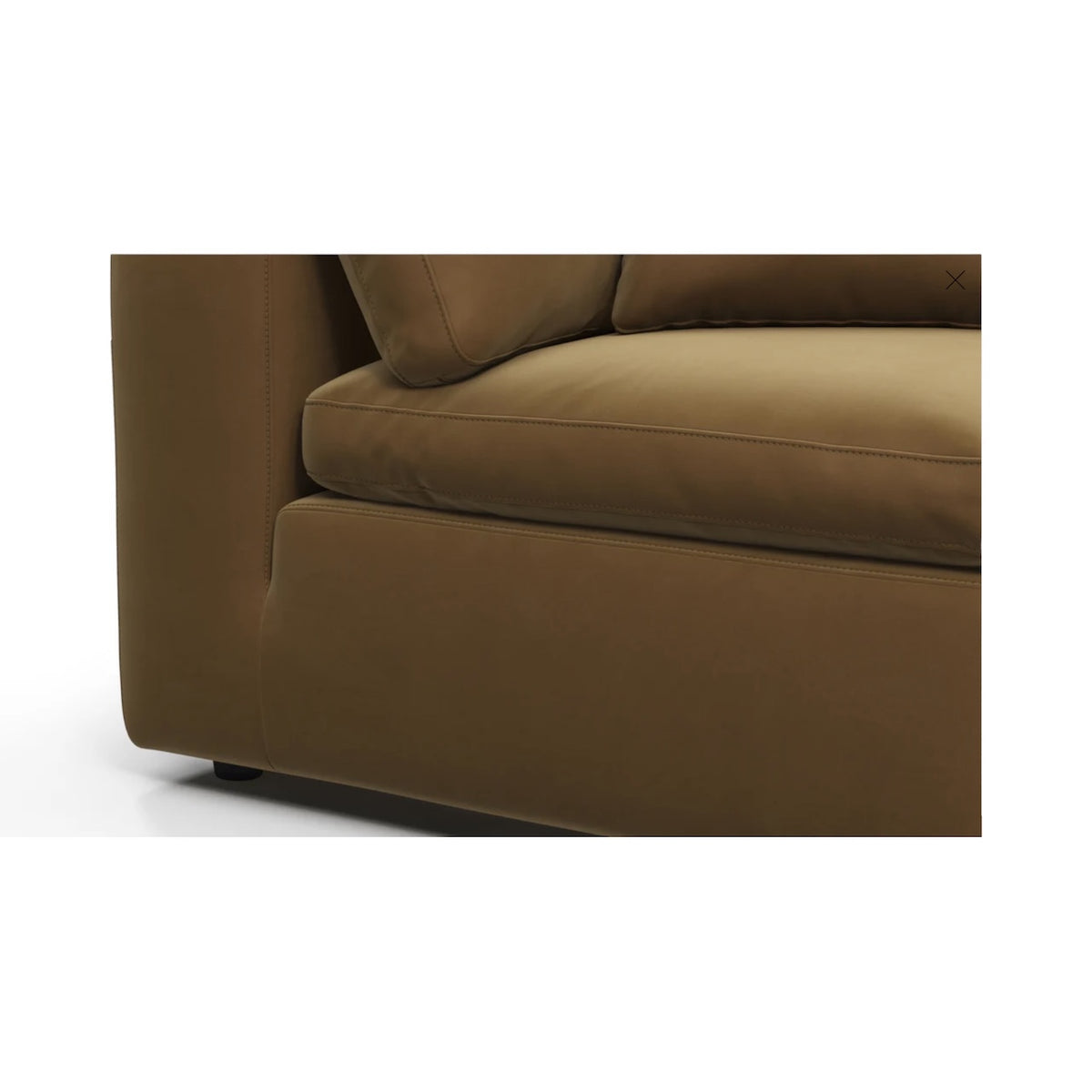 Cloud Modular L-Shaped Sofa - low, modern shape with generous seat depth