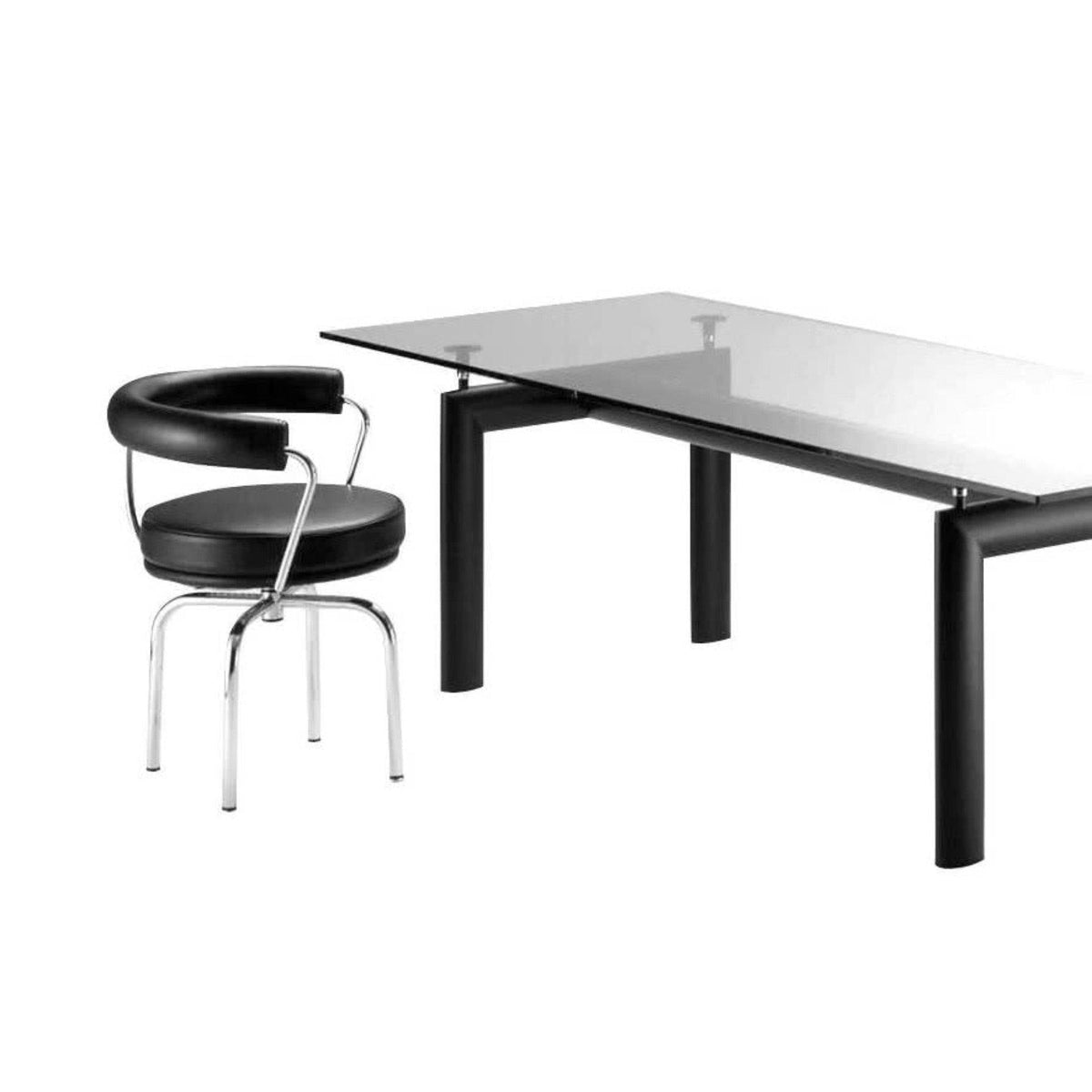 LC7 Swivel Chair - available with a chrome frame