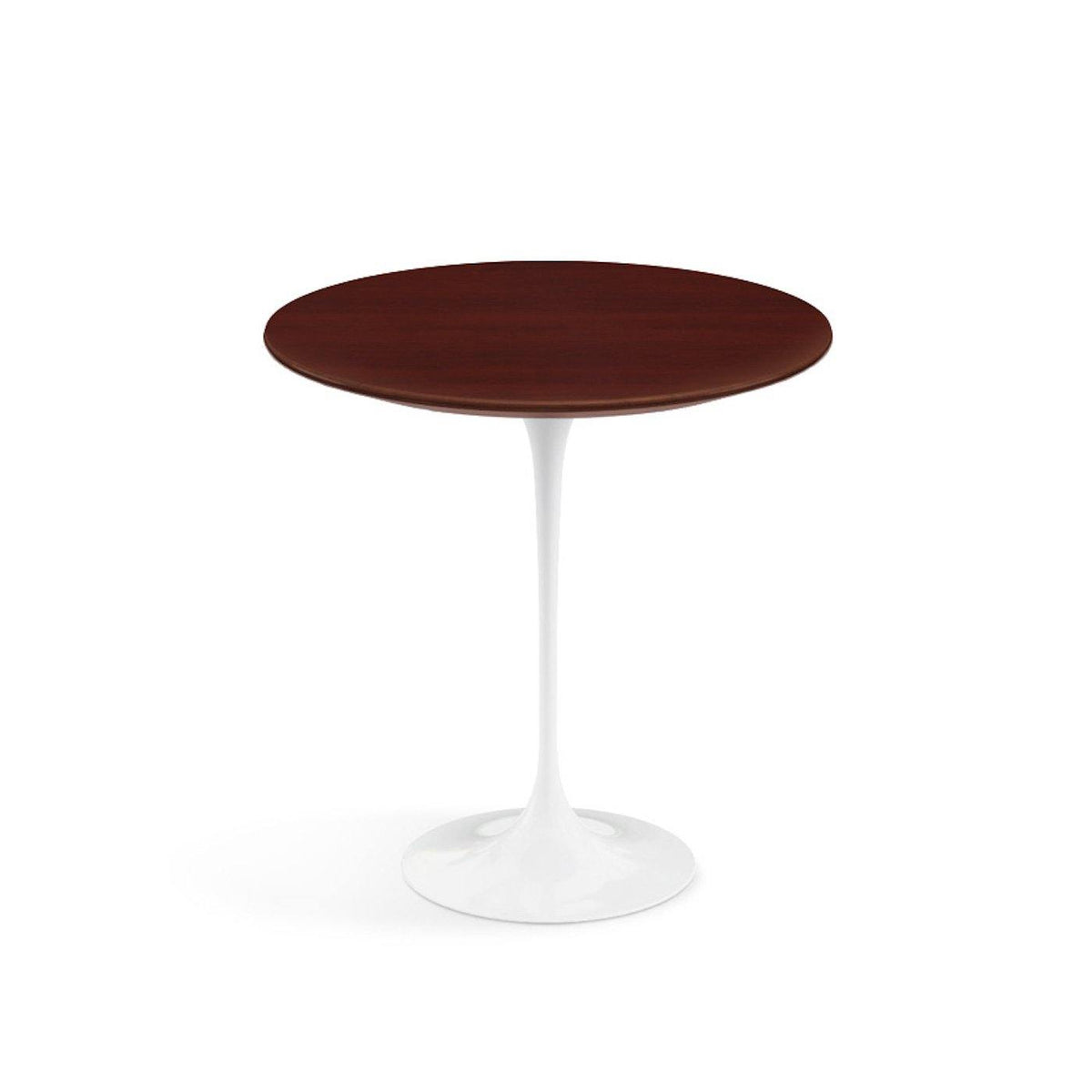 Pedestal Side Table - Wood Top - available with a light walnut top