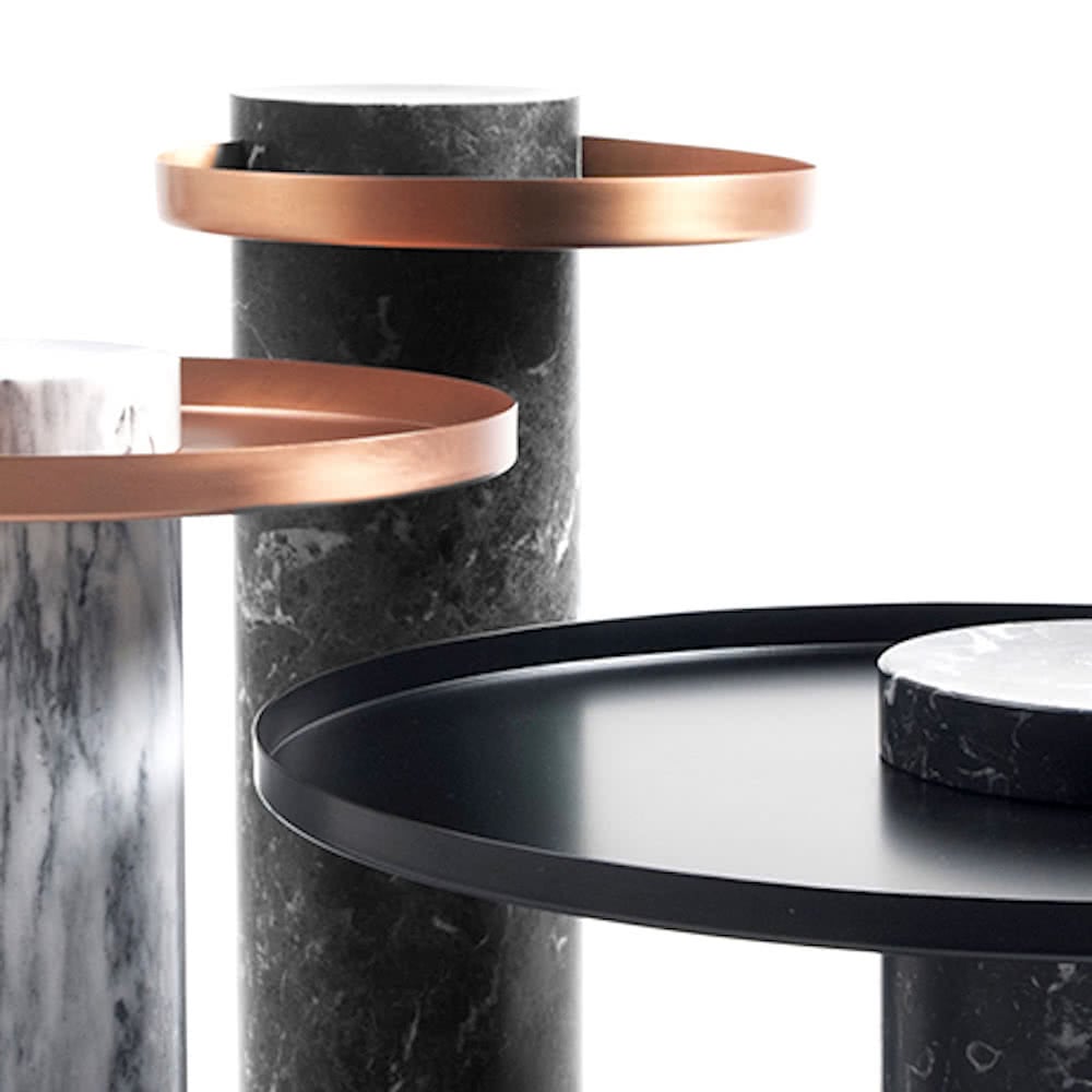 Salute Tables - sculptural tables with circular tops