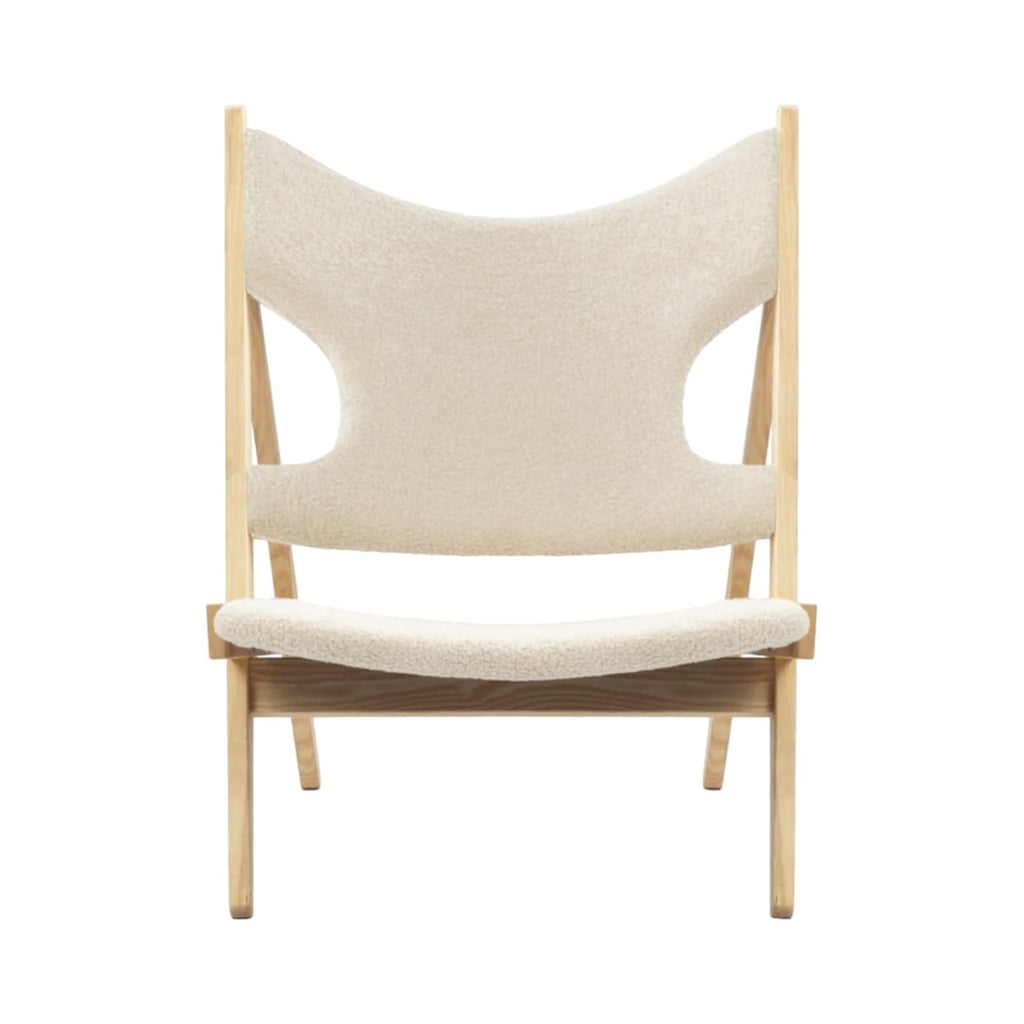 Knitting Lounge Chair - low easy chair for reading and relaxing