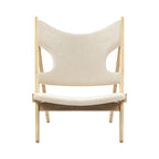 Knitting Lounge Chair - low easy chair for reading and relaxing