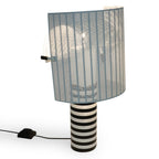 Shogun Table Lamp - light escaping between the bands