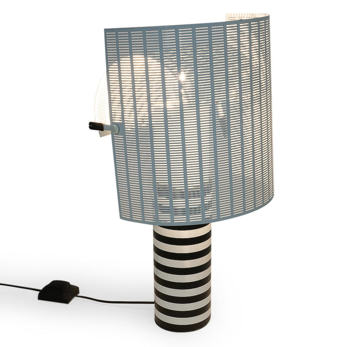 Shogun Table Lamp - light escaping between the bands