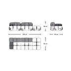 Bellini Studio Sofa - Dimensions