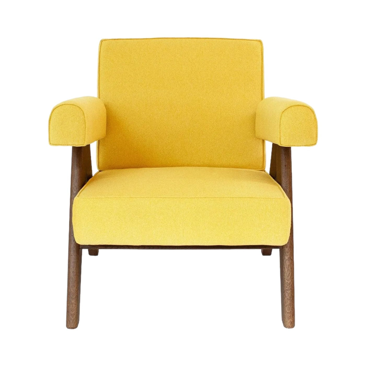 Capitol Armchair in Walnut - Pierre Jeanneret Inspired | Nue Modern 