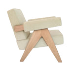 Capitol Armchair with Oak Finish - Pierre Jeanneret Inspired | Nue Modern 
