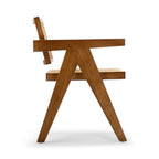 Capitol Dining Armchair - Walnut Side View