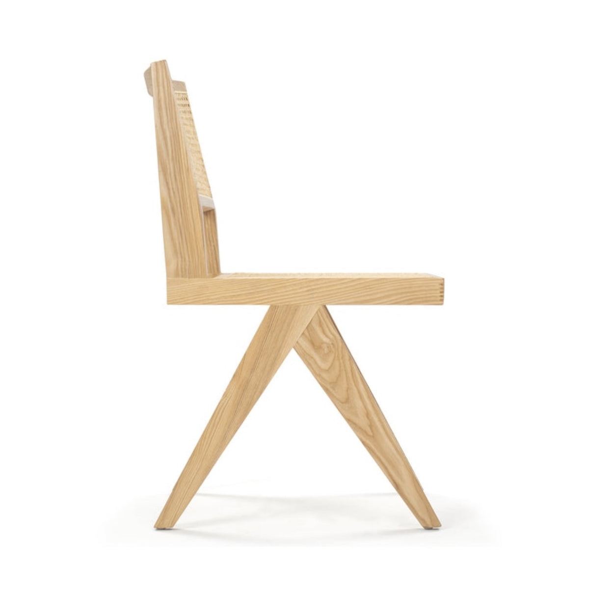 Capitol Dining Chair - Oak Side View | Nue Modern