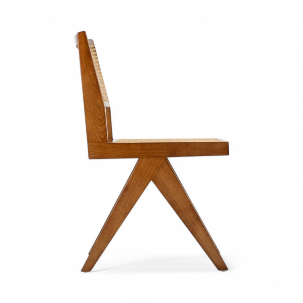 Capitol Dining Chair in walnut - side view