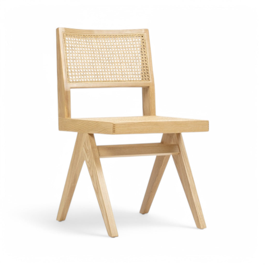 Capitol Dining Chair in natural oak - angle view
