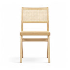 Capitol Dining Chair in natural oak - front view