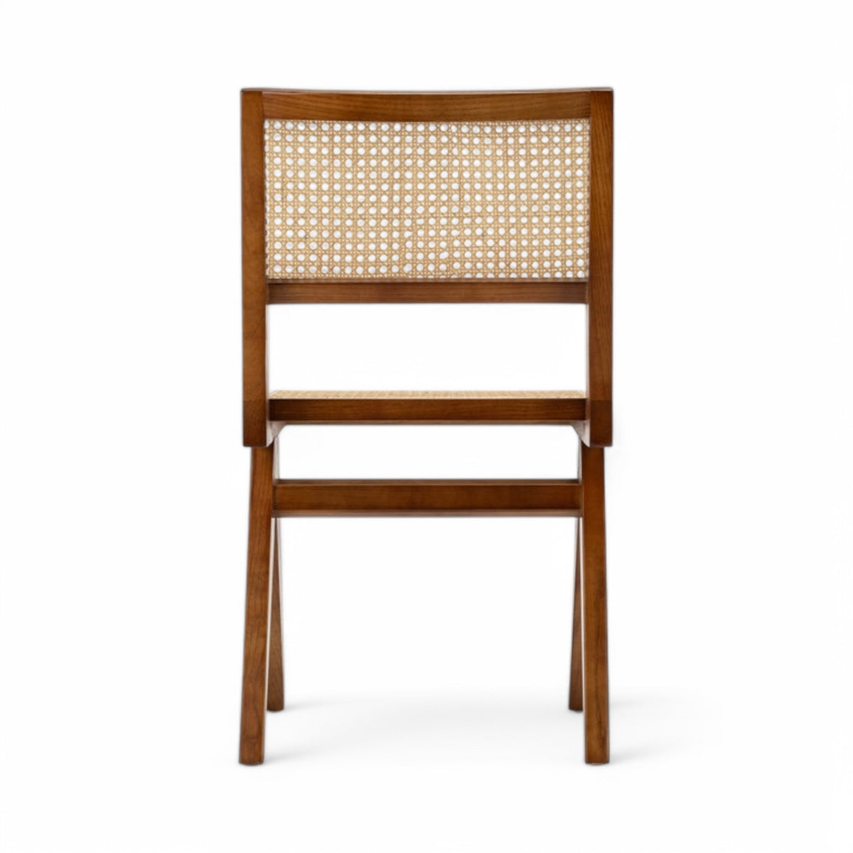 Capitol Dining Chair in walnut - back view