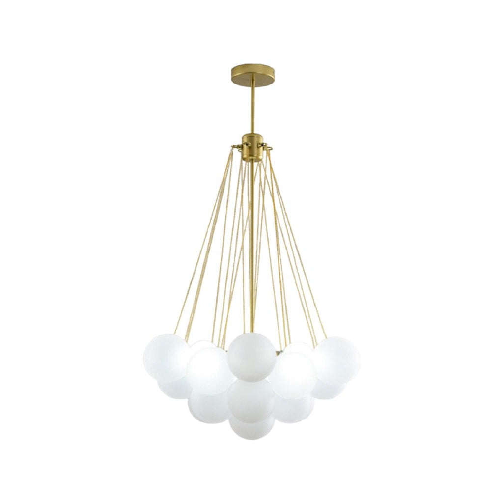 Cloud Chandelier 19 Globes Gold | Nue Modern