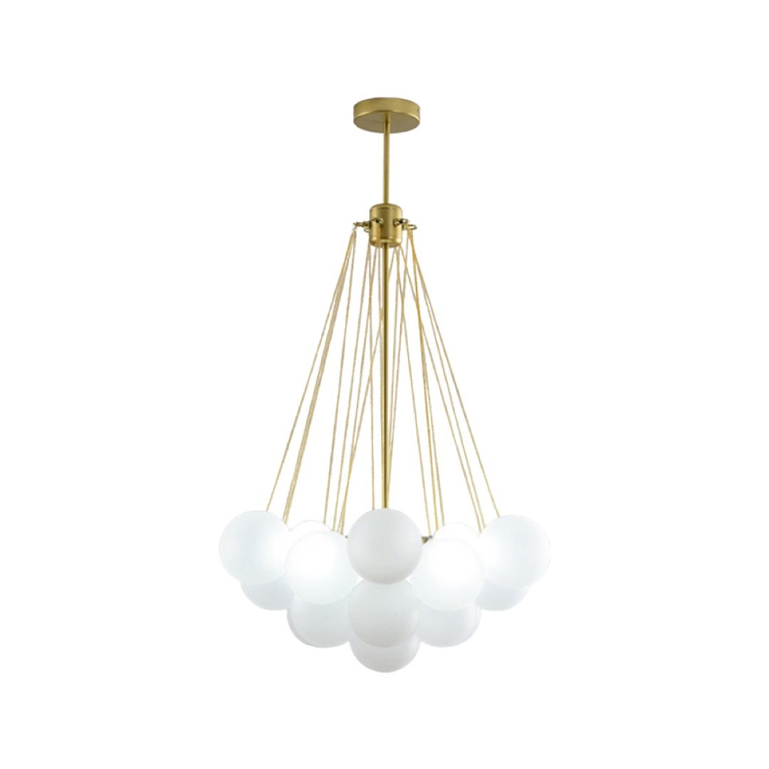 Cloud Chandelier 19 Globes Gold | Nue Modern