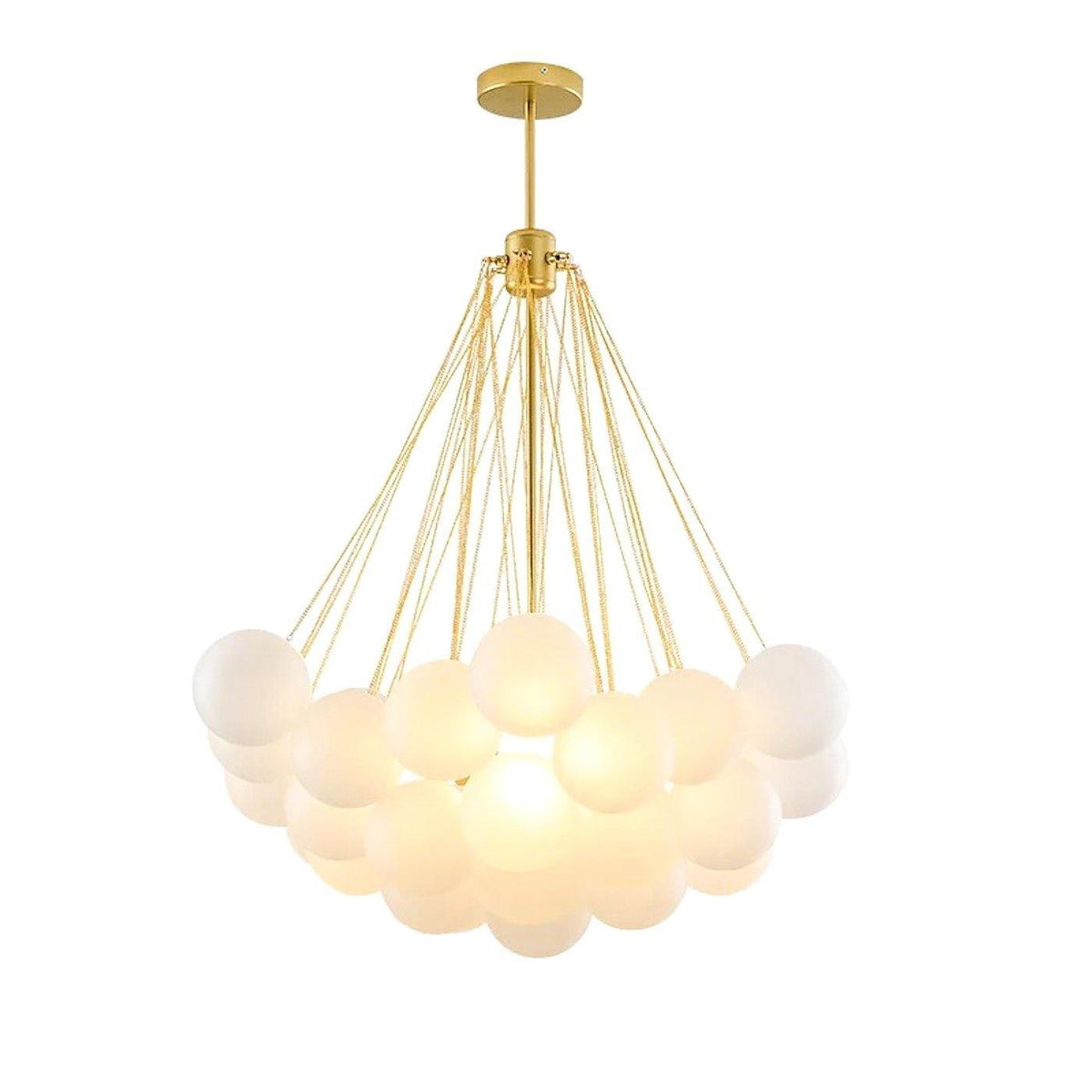 Cloud Chandelier 37 Globes in Gold | Nue Modern