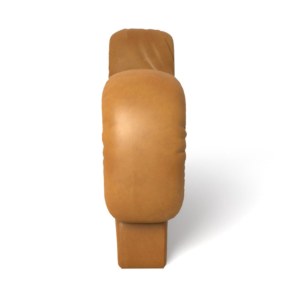 DS-600 Seat End Element With Armrest Module - Front View | Nue Modern