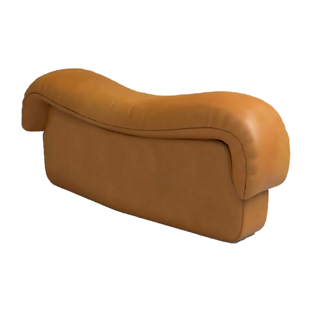 DS-600 Stool End Element in Tan Leather | Nue Modern