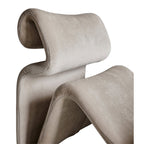 Etcetera Lounge Chair in ivory - upholstery detail