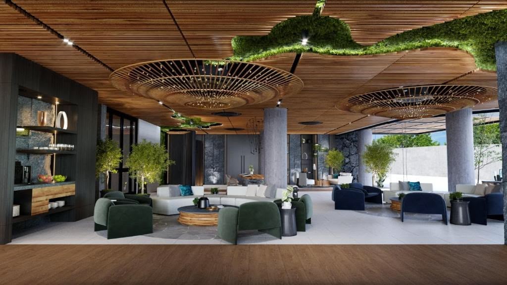 Our Le Club Lounge Chairs at the Hotel Indigo Galapagos | Nue Modern
