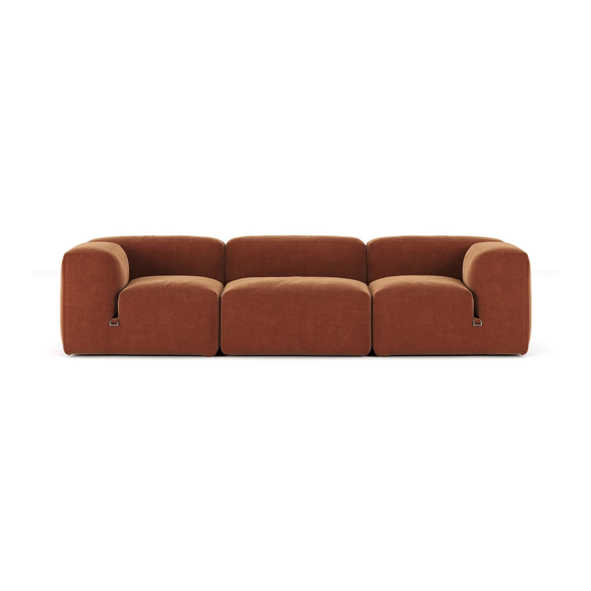 Le Mura 3-Seater Sofa - low modular sofa of two arm units and a central seat