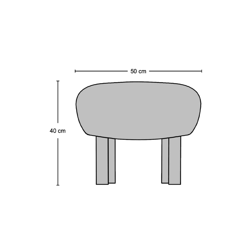 Little Petra Ottoman - Dimensions 