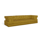 Mahjong 3-Seater Sofa in brown