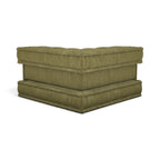 Mahjong Corner Module in olive - angle view