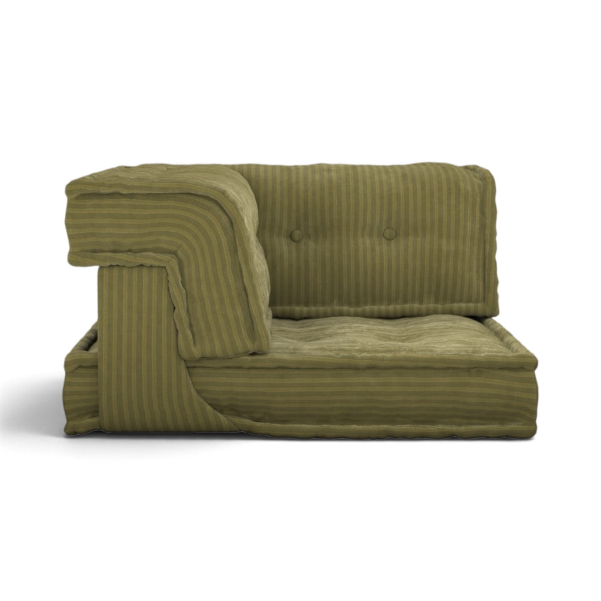 Mahjong Corner Module in olive - front view