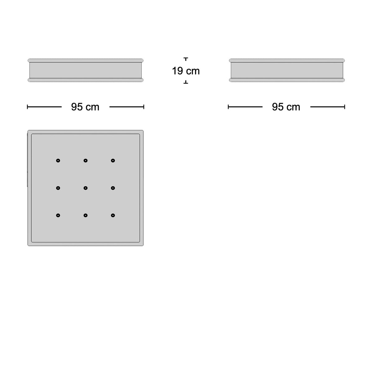 Mahjong Ottoman Dimensions