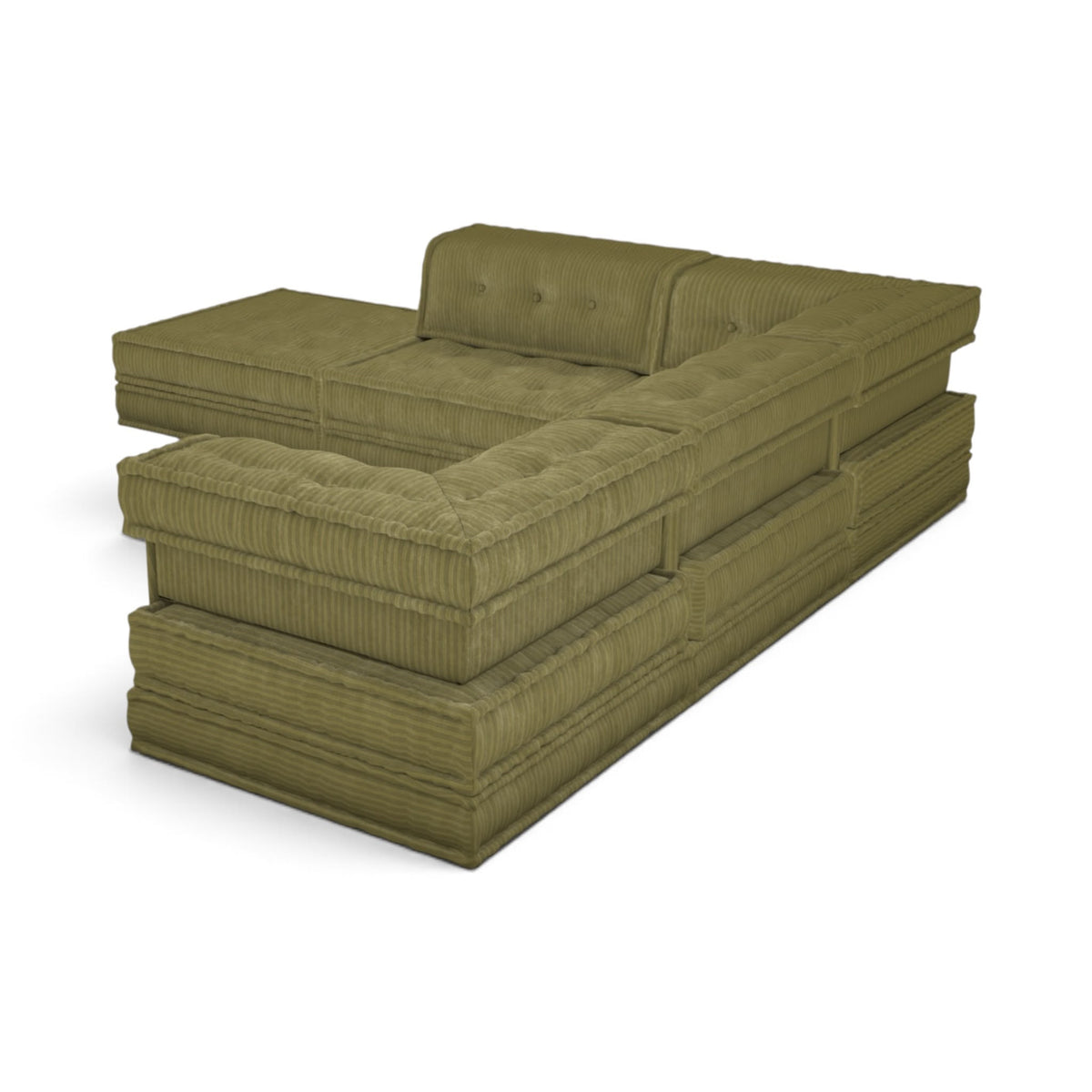 Mahjong Sofa Combo 1 - three-quarter back view