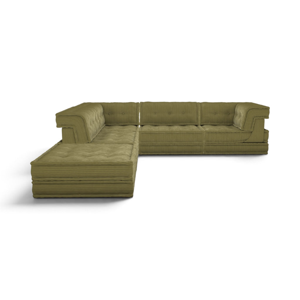 Mahjong Sofa Combo 1 - low quilted seat, back and corner modules