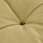 Milano Sofa - beige leather detail with metal ring