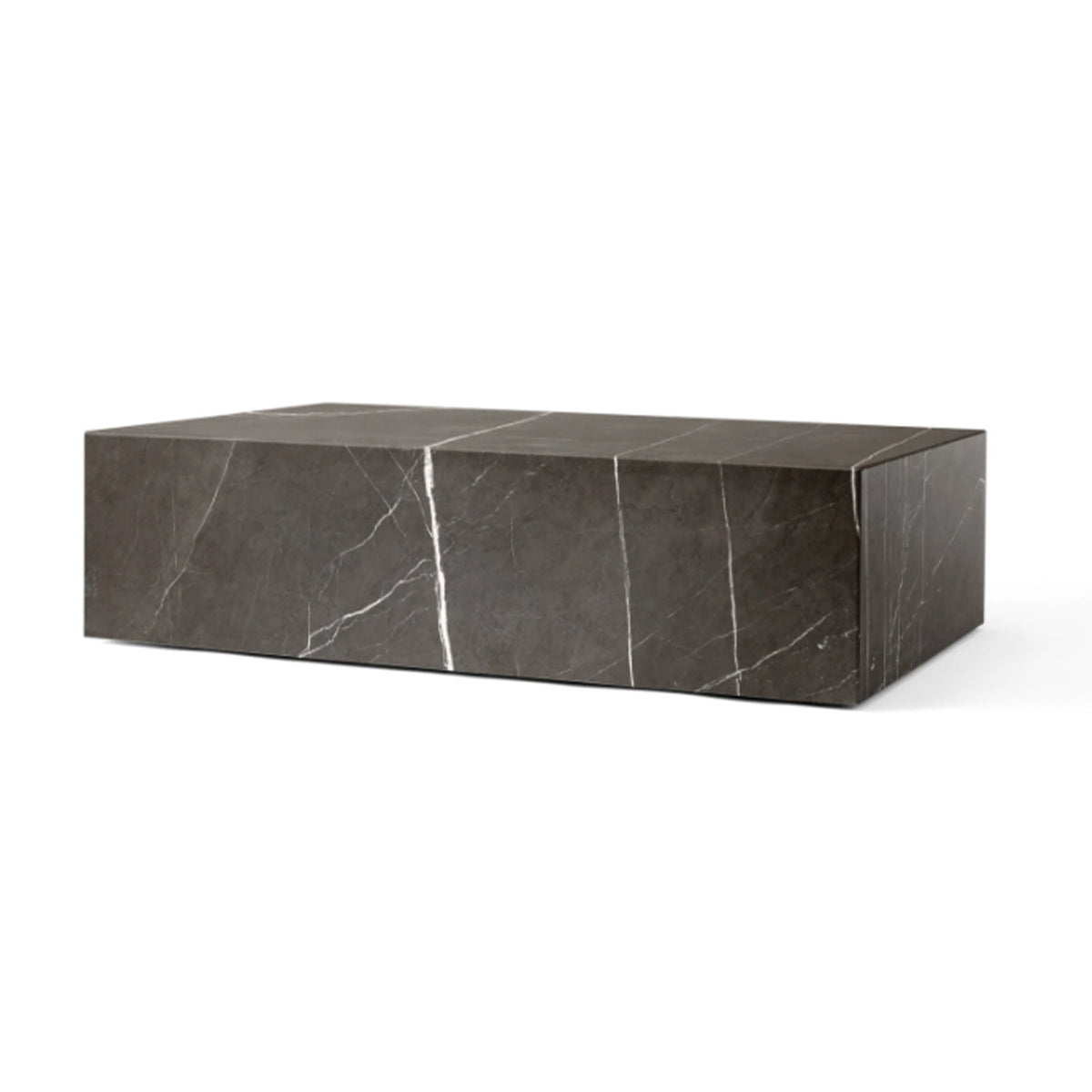 Plinth Coffee Table - Nero Marquina Accent Table | Nue Modern