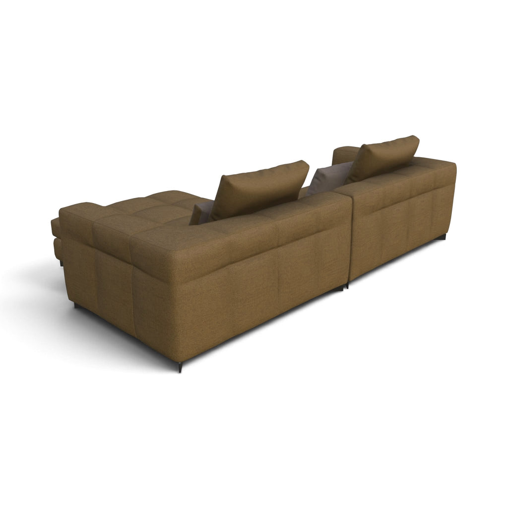 Portman 2-Seater Sofa with Large Chaise - three-quarter view