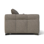 Portman 4-Seater Sofa in textured fabric on dark wooden legs