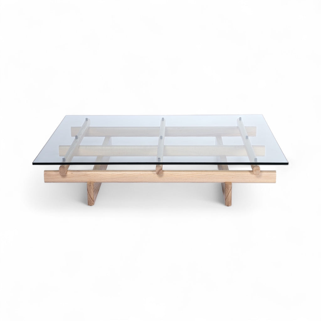 Sengu Large Coffee Table - organically curved top on a sculptural base