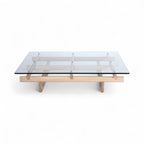 Sengu Large Coffee Table - organically curved top on a sculptural base