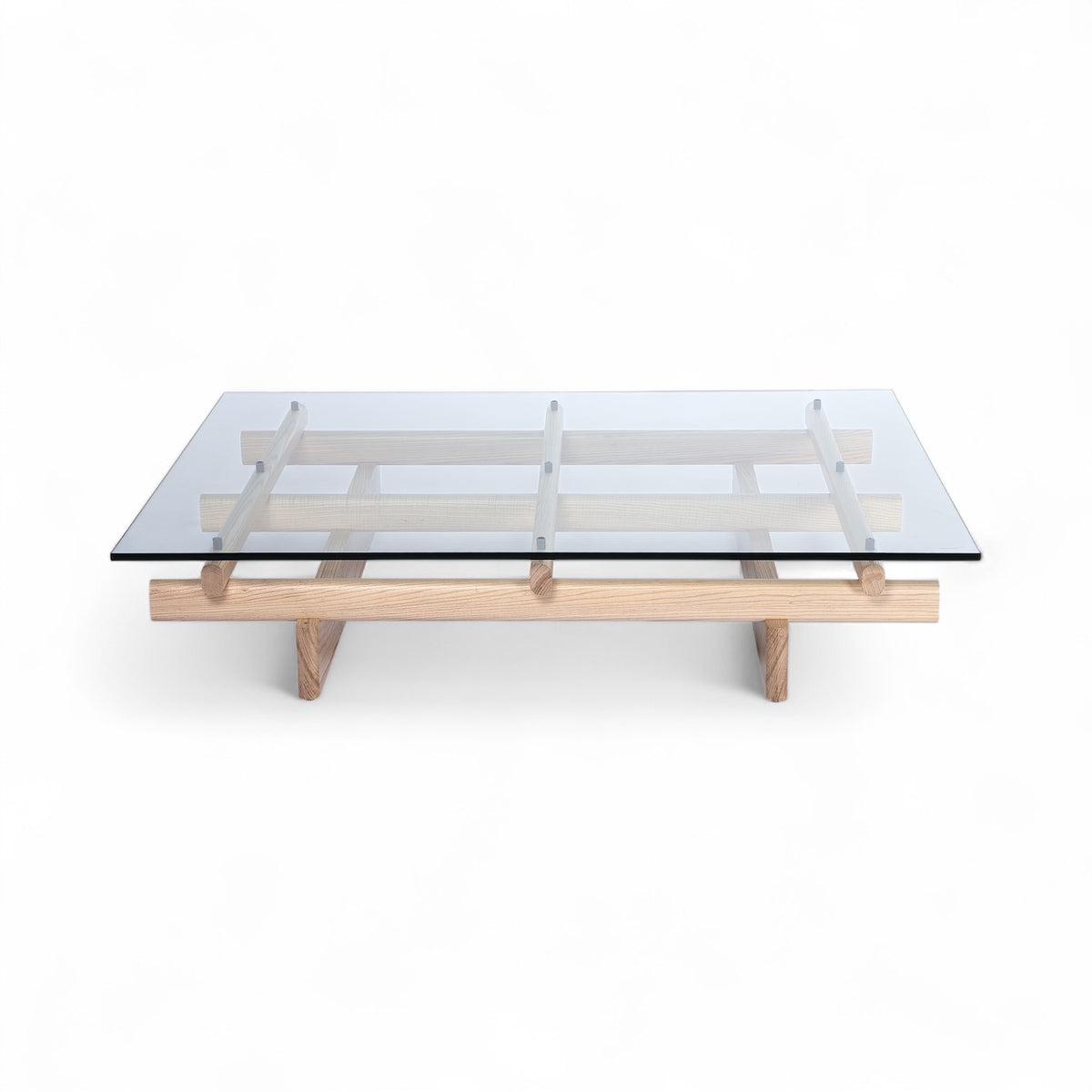Sengu Large Coffee Table - organically curved top on a sculptural base
