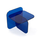 Sol Side Table in Blue viewed from a three-quarter top angle | Nue Modern