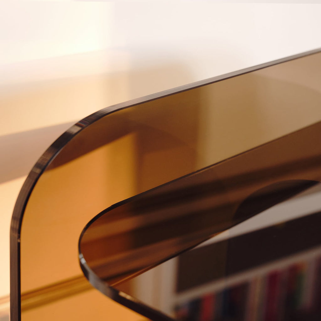 Detail of the Sol Side Table in Bronze | Nue Modern