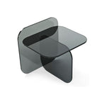 Sol Side Table in grey - top angle view