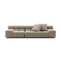 Tufty 3-Seater Sectional Sofa in a beige textured fabric | Nue Modern