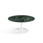 Pedestal Low Table - Marble Top - mid-century modern pedestal design