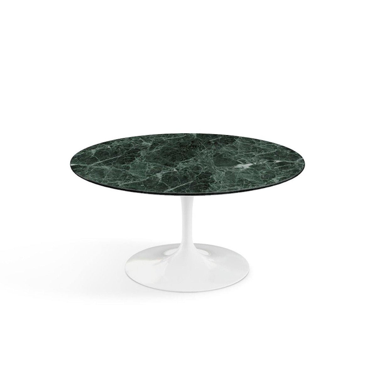 Pedestal Low Table - Marble Top - mid-century modern pedestal design