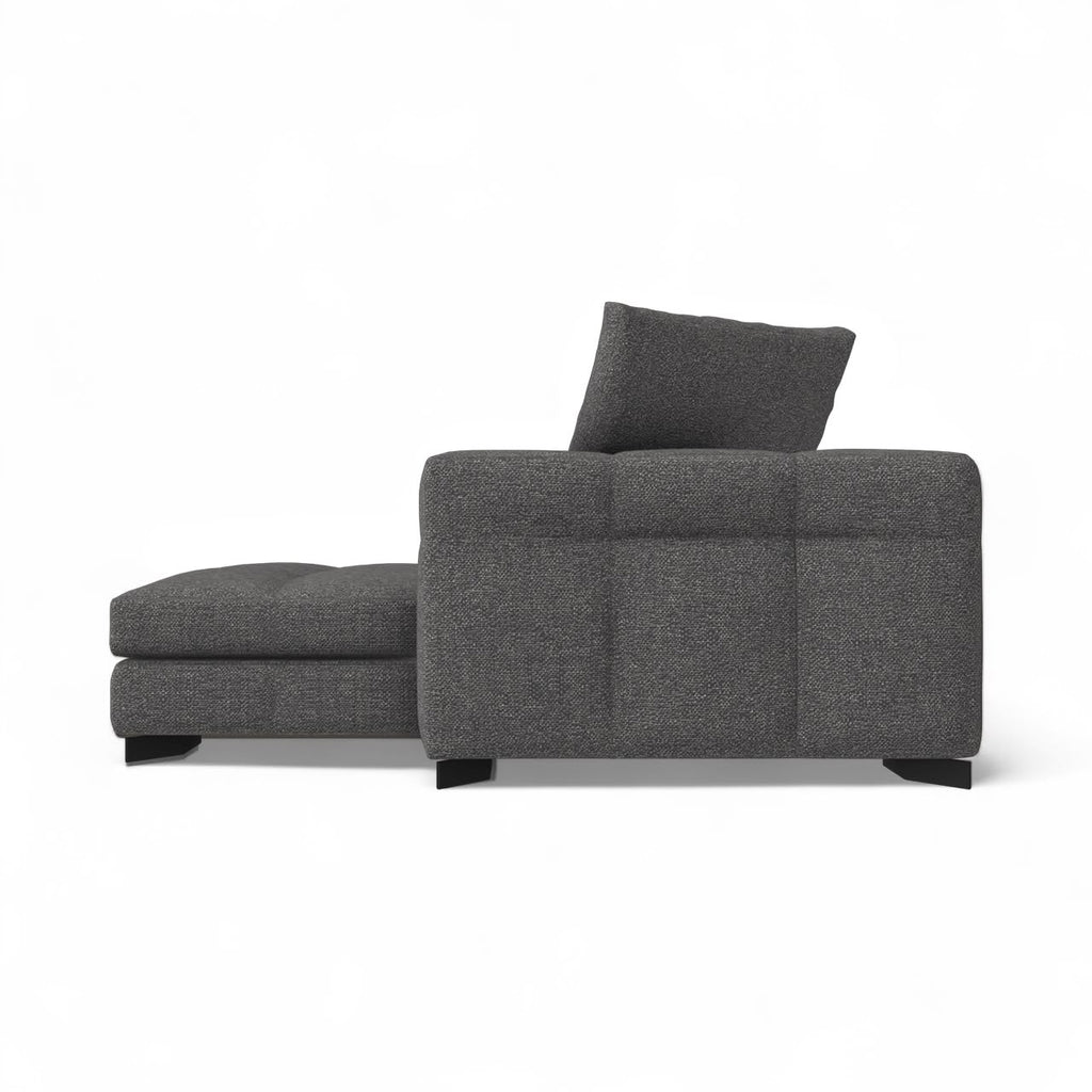 Portman 3-Seater Sofa with Large Chaise - neatly defined arms
