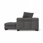 Portman 3-Seater Sofa with Large Chaise - neatly defined arms