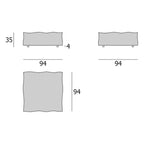 Extrasoft - S Seat Module - modular sofa piece from Nue Modern